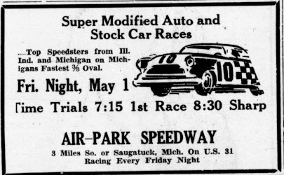 Air Park Speedway - 1 May 1959 Ad (newer photo)